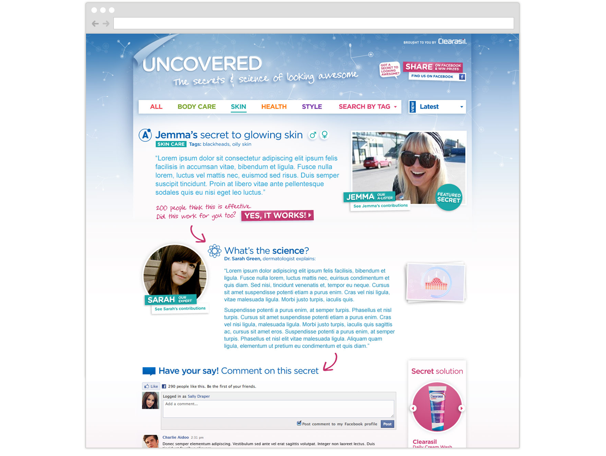 Clearasil: Uncovered